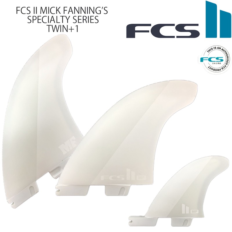 Ailerons  FCS II Mick Fanning  PC Twin +1 - The Corner Shop