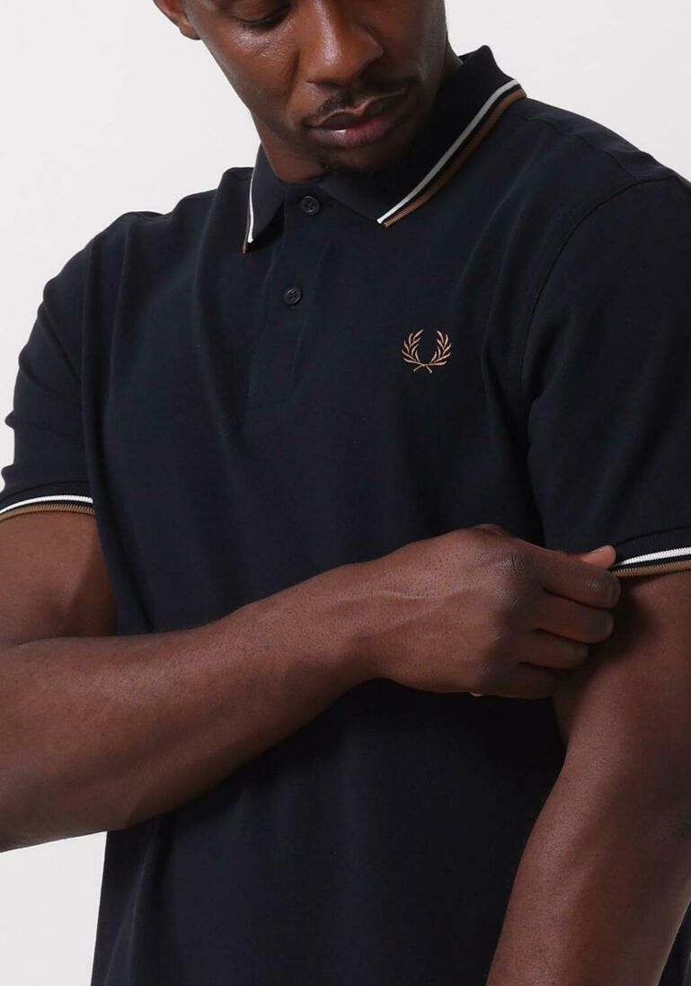 FRED PERRY donkerblauwe fred perry polo the twin tipped fred perry shirt