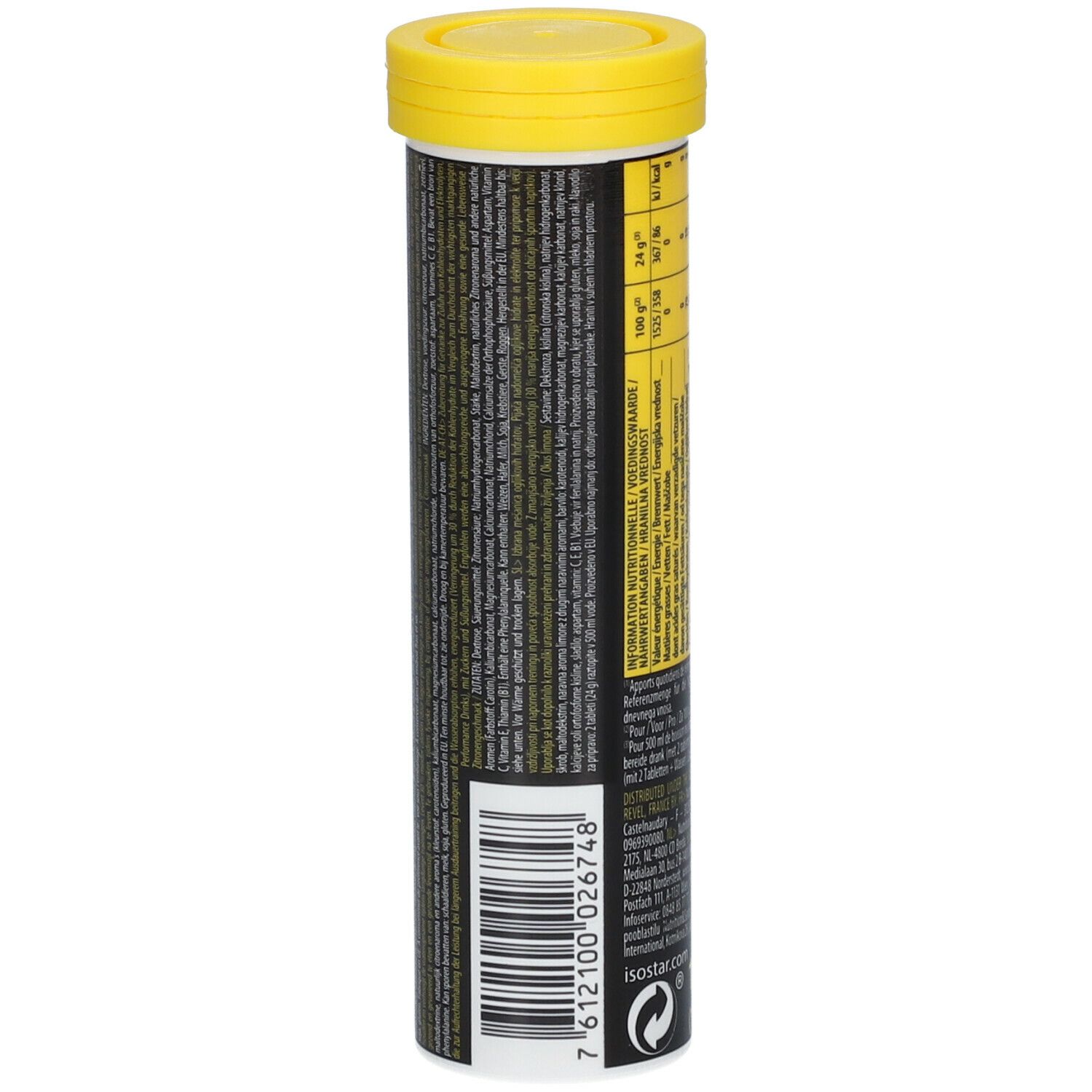 Isostar Fast Hydration Powertabs Zitrone