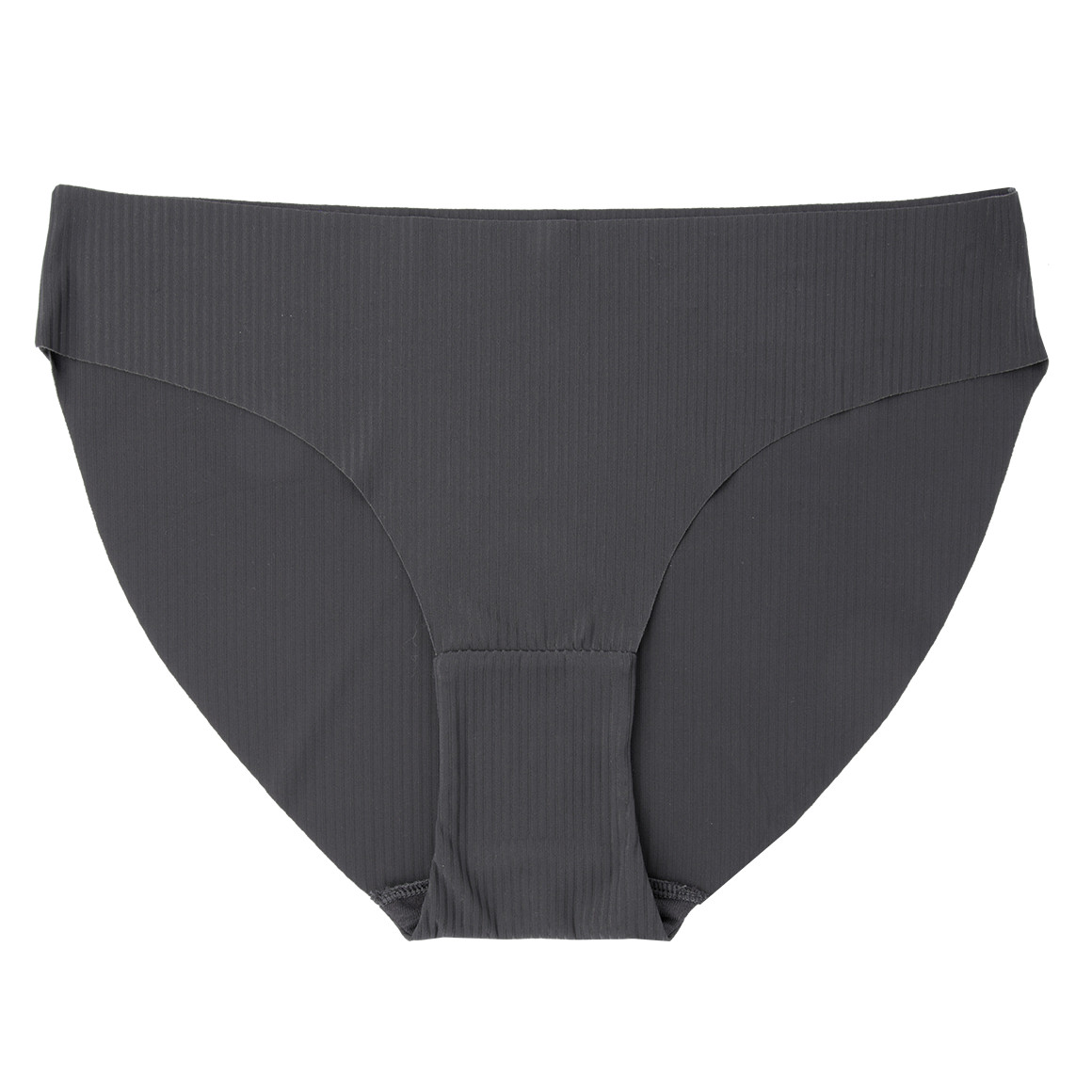 Gina Benotti Damen Seamless-Slip mit Rippstruktur dunkelgrau
