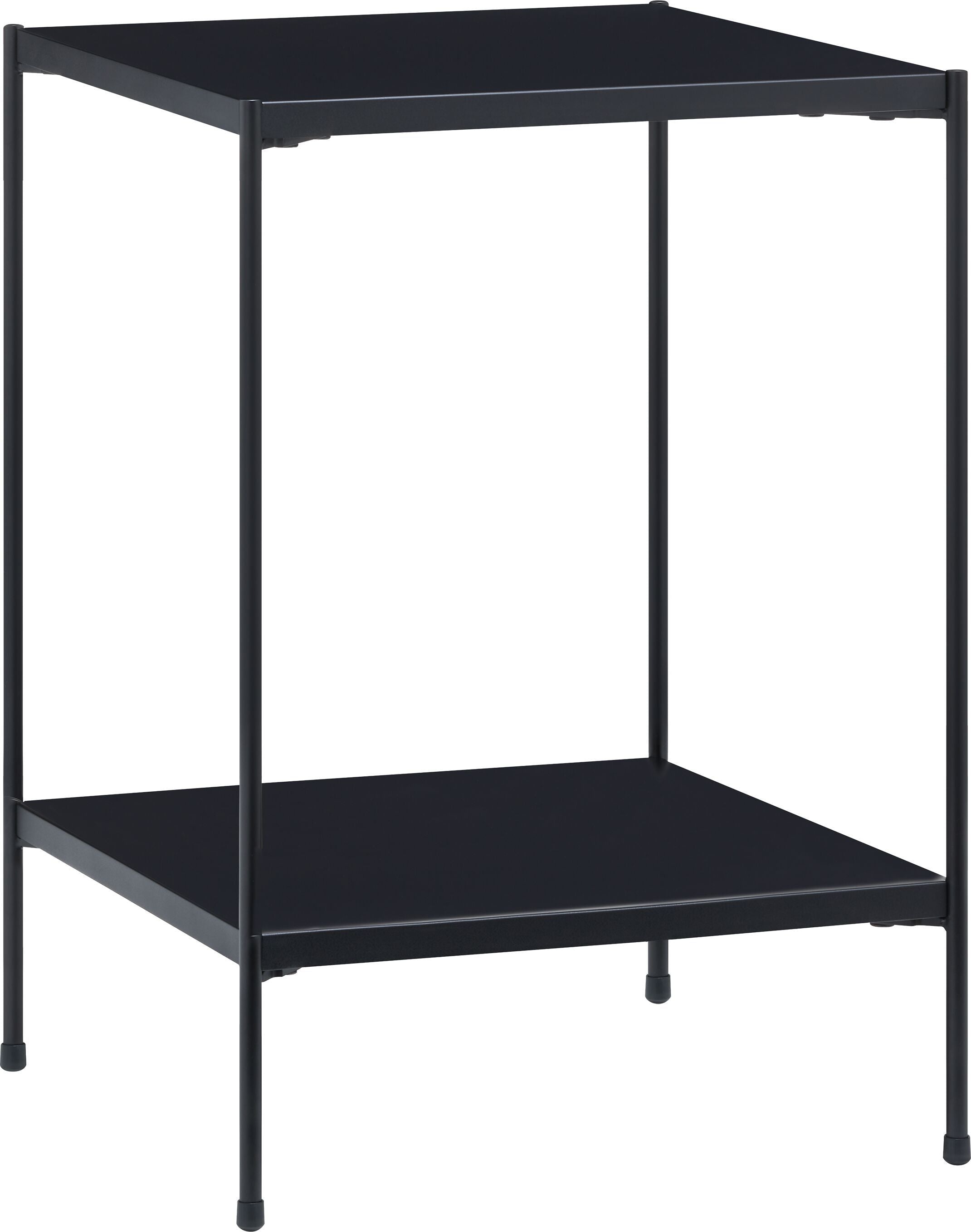MALA Nachttisch - Schwarz / B: 40.0 cm x T: 40.0 cm x H: 59.0 cm