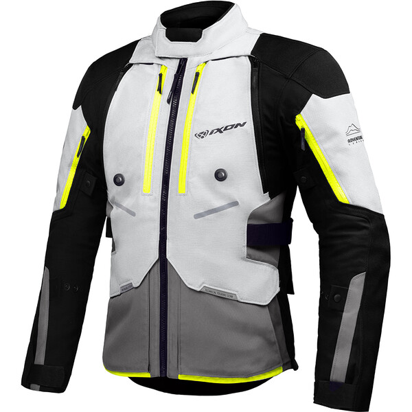 Ixon - Veste Vidar Gris / Noir / Jaune fluo