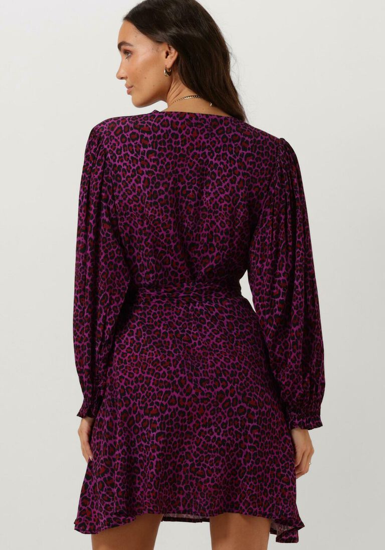 YDENCE paarse ydence mini jurk dress bailey