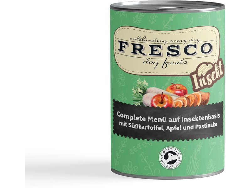 FRESCO Nassfutter Complete Plus Insekten 400 g Ergänzungsfuttermittel für Hunde