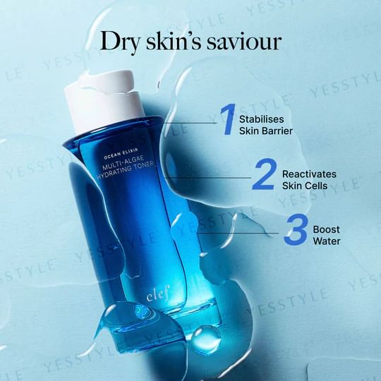 sleutel - Ocean Elixir Multi-Algen Hydraterende Toner
