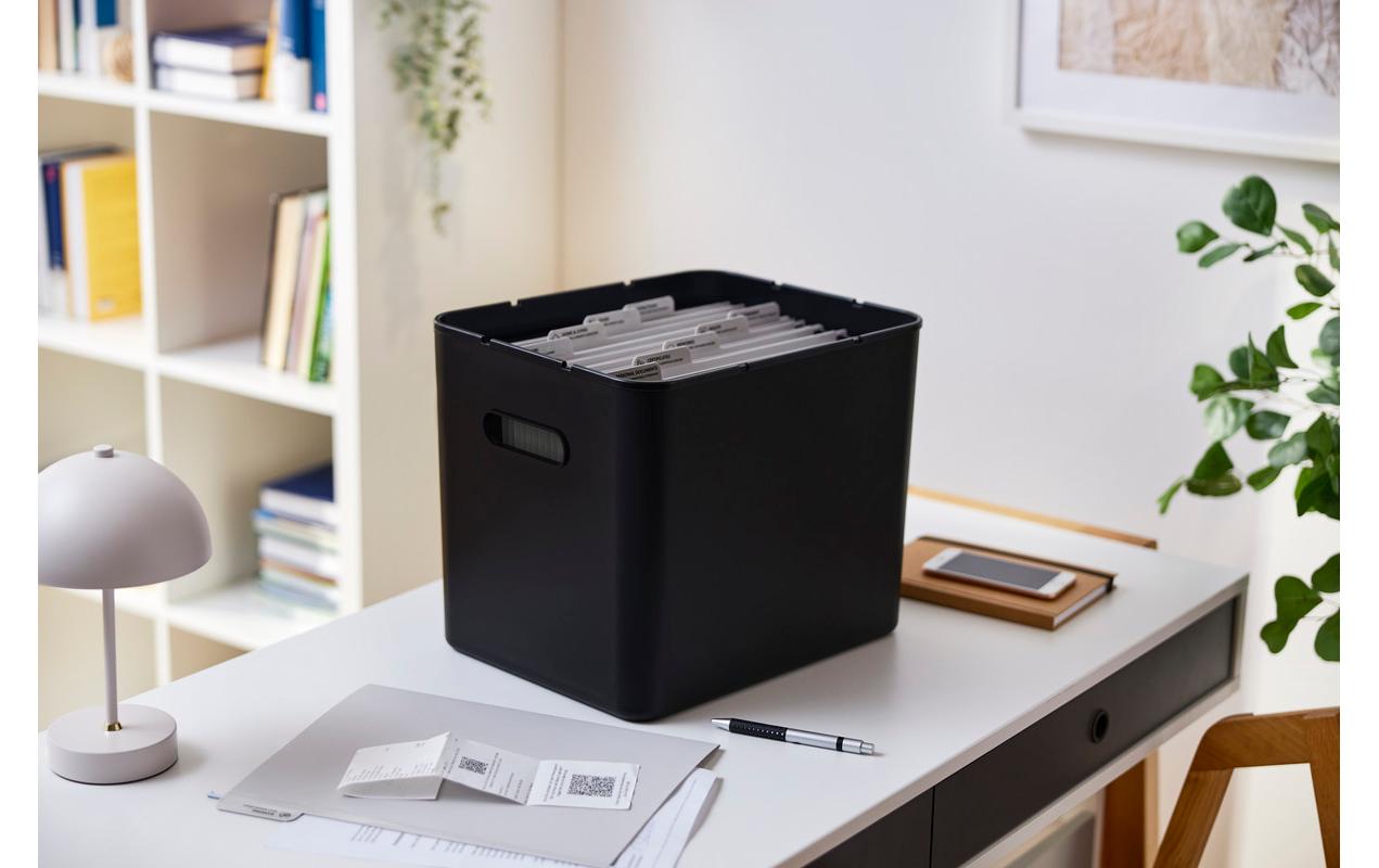 Aufbewahrungsbox MY PAPER Basic SchwarzArchivbox