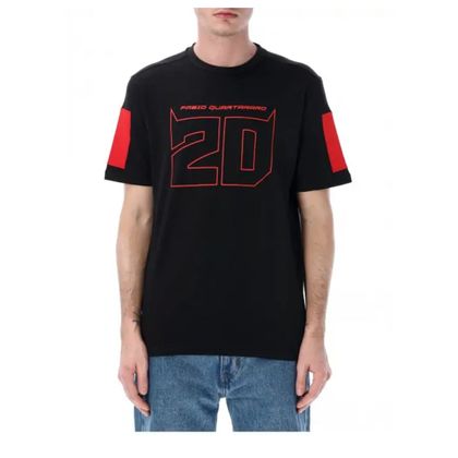 T-Shirt manches courtes Kenny FABIO QUARTARARO GRAPHIC 20 OUTLINE - Noir
