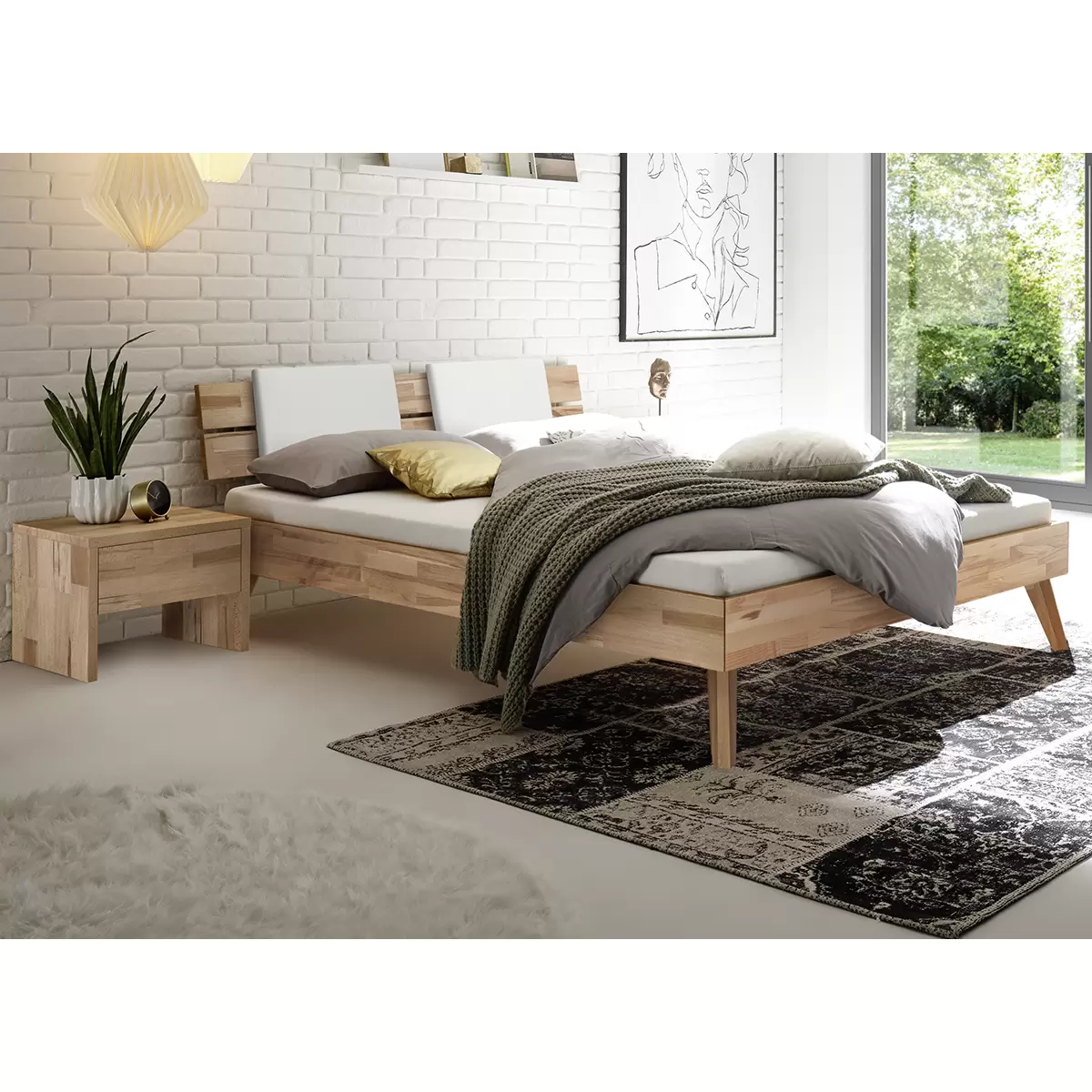 Hasena Bett 160x200 Ortona 160 x 200 Braun
