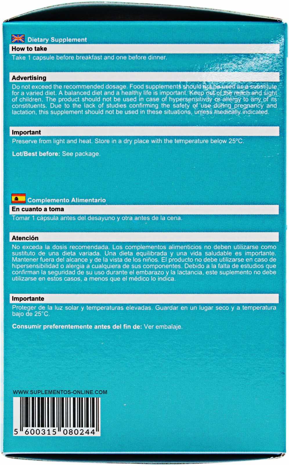 Fharmonat Biolimão Detox 60 cápsulas