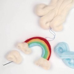 Laine feutrée 'RAINBOW', 350 g, assortie