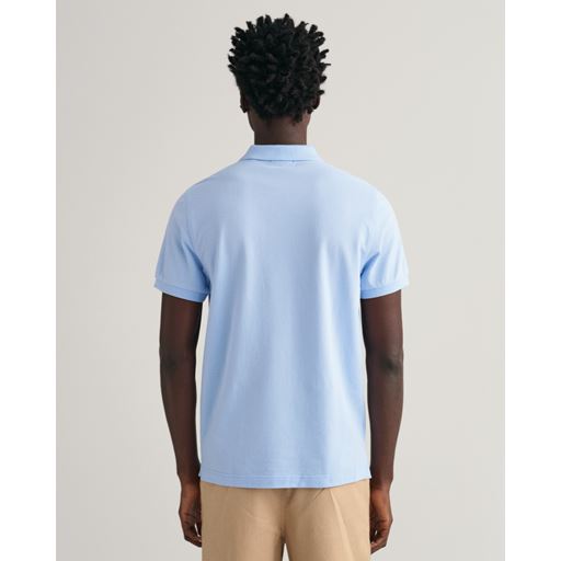 GANT Shield Piqué Polo T-shirt, Capri Blue, XL