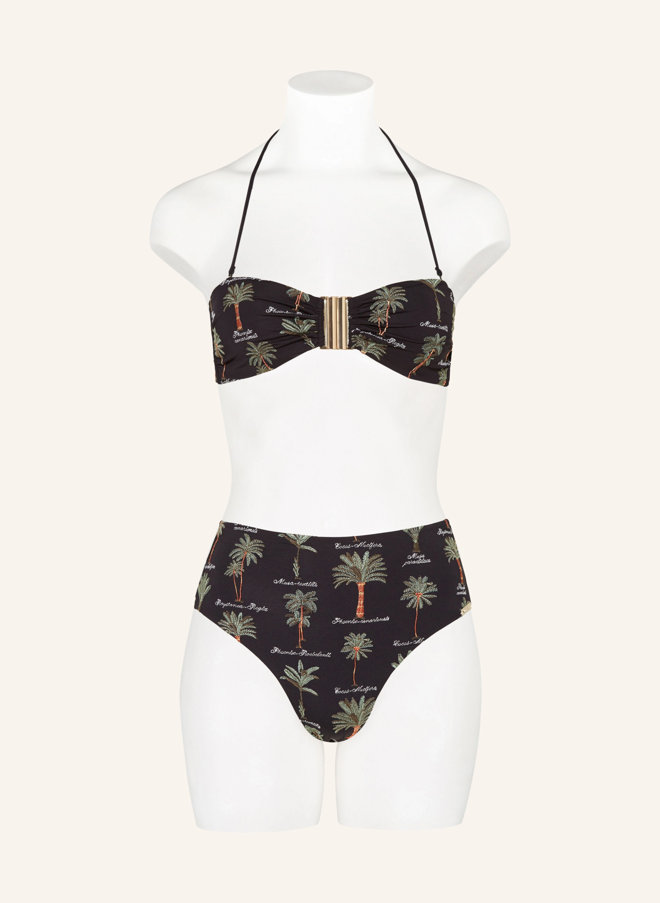 watercult High-Waist-Bikini-Hose ART HERBARIA