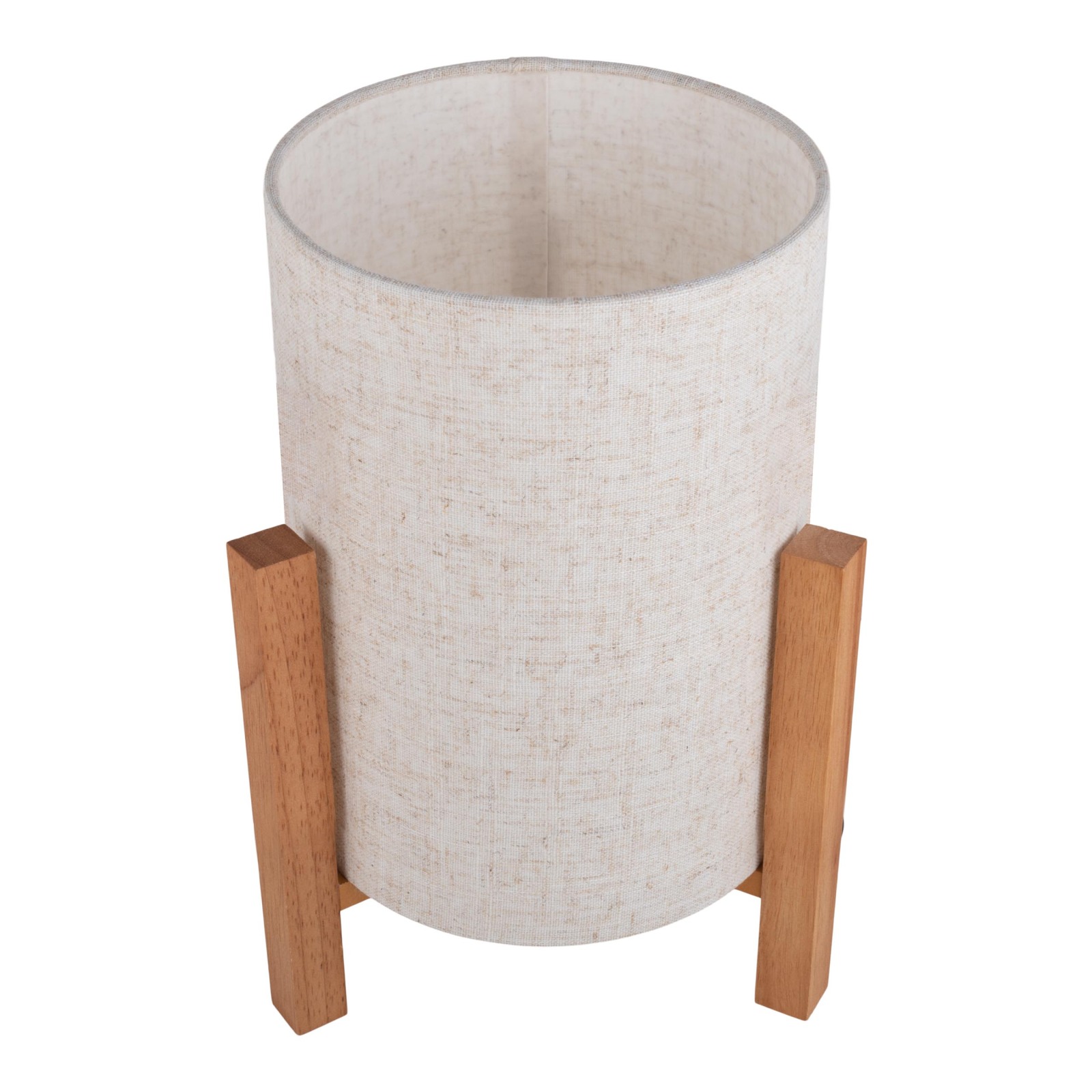 Tischleuchte MATILDA - naturfarben - Leinen - 32 cm