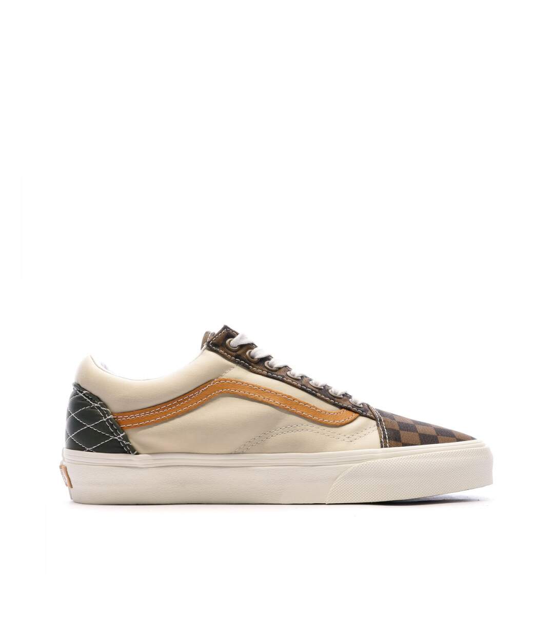 Baskets Beige/Marron Femme Vans Old Skool