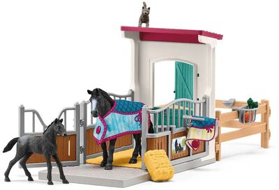 Schleich Lekesett Hesteboks med Hoppe og Føll