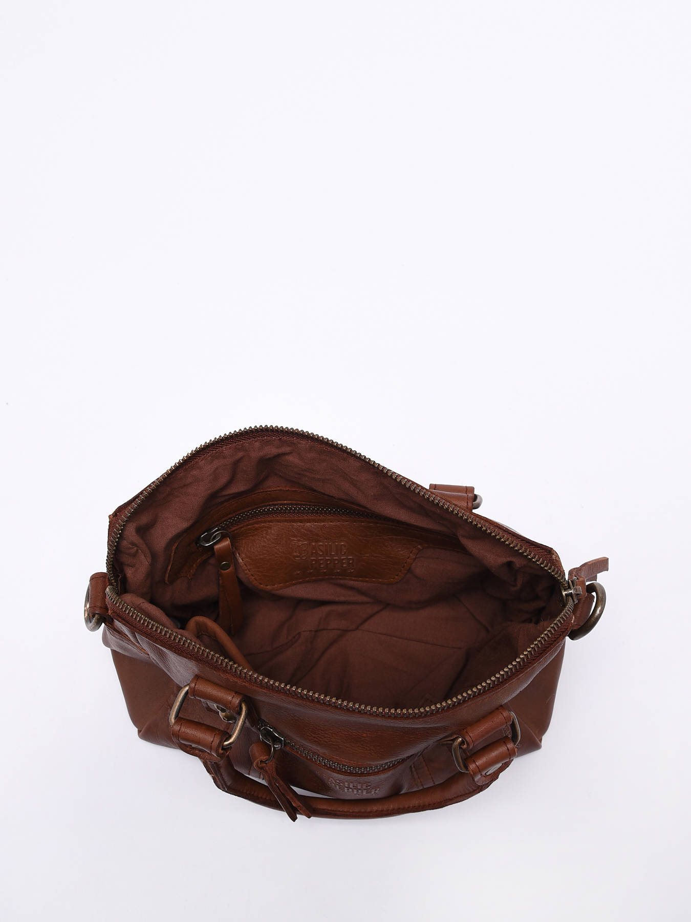 Sac bandoulire Cow cuir BASILIC PEPPER