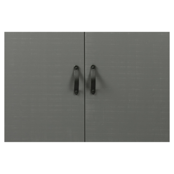 WOOOD kledingkast 2-deurs Morris 2 leemgrijs grenenhout 195 x 100 x 53 cm