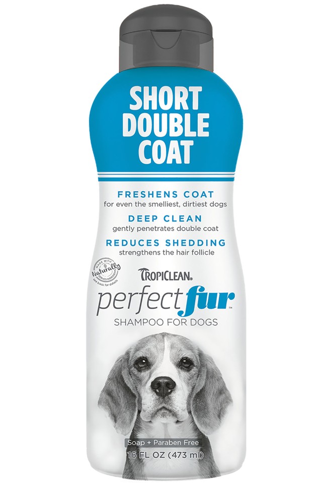 Tropiclean - Hundeshampoo til korte tætte pelse - 473ml