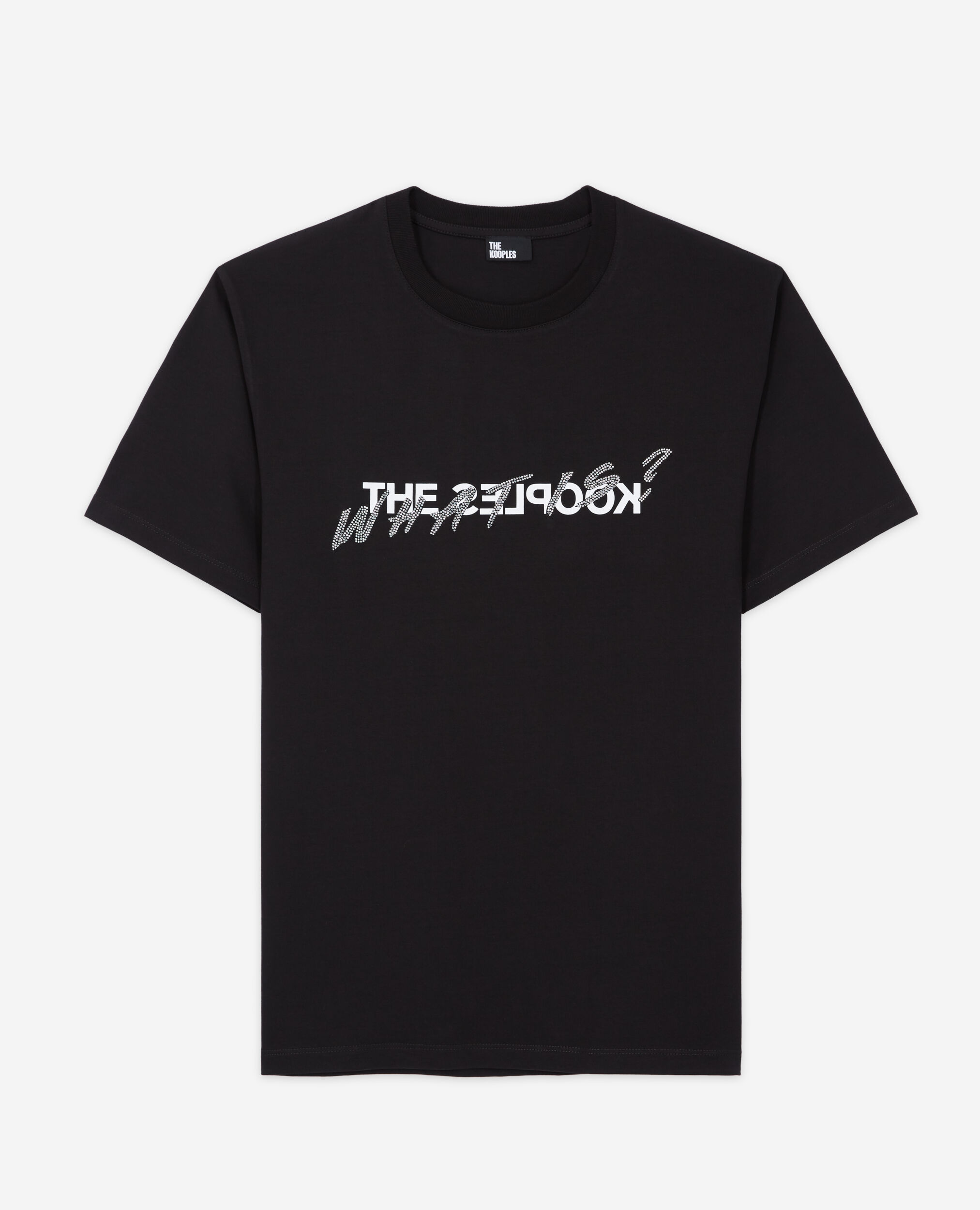 T-shirt What is à strass noir