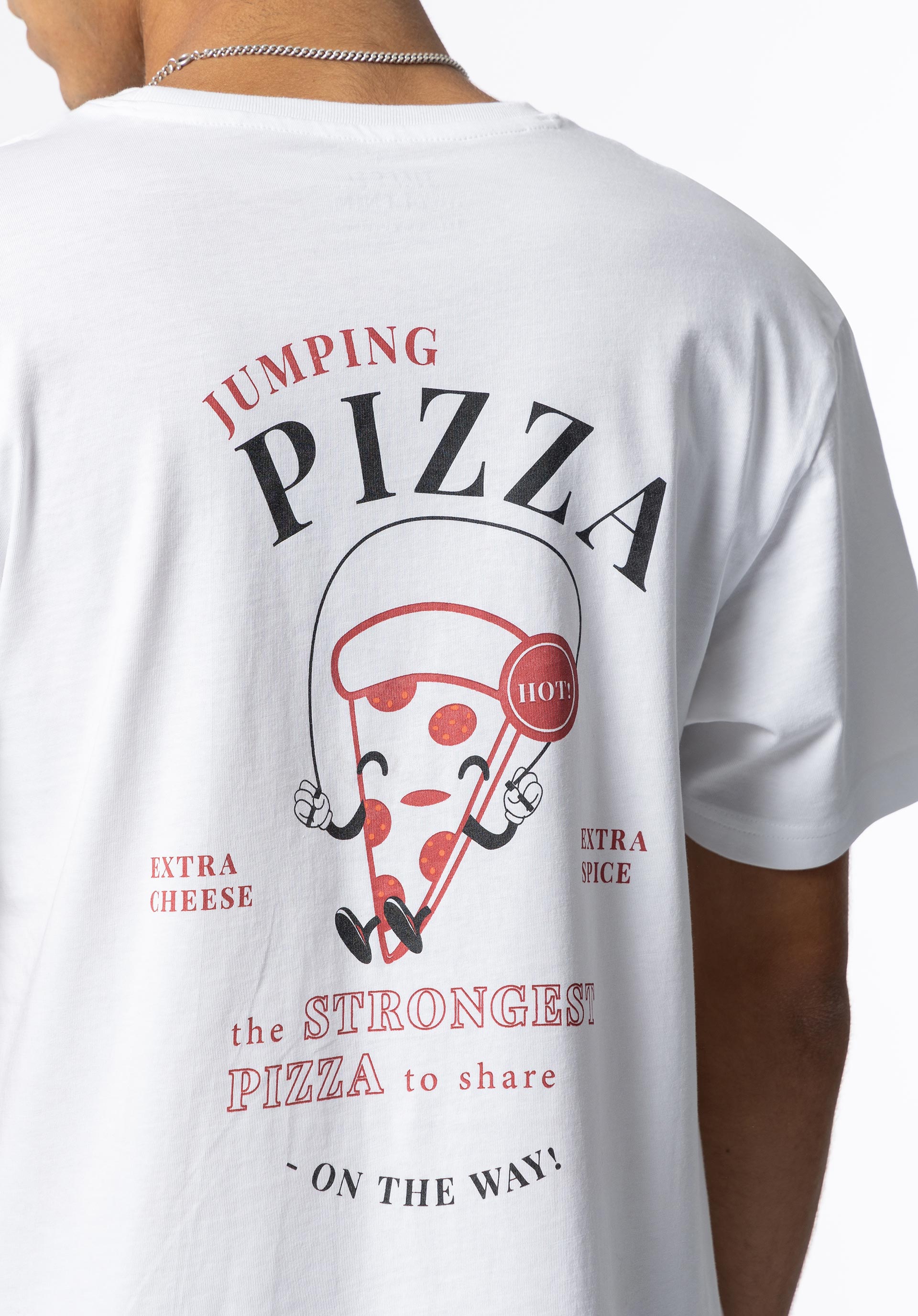 T-shirt com Estampado nas Costas