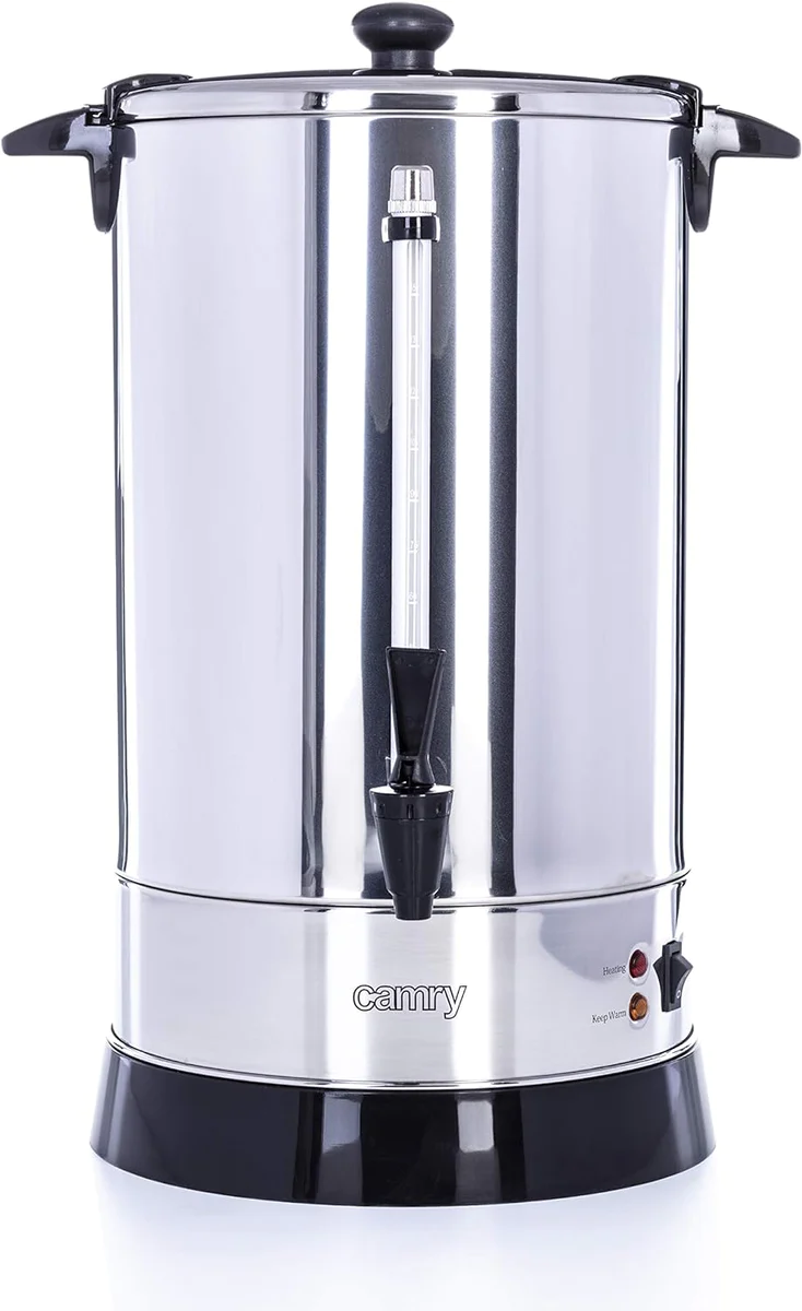 bouilloire électrique de 20L 1650W gris noir Camry
