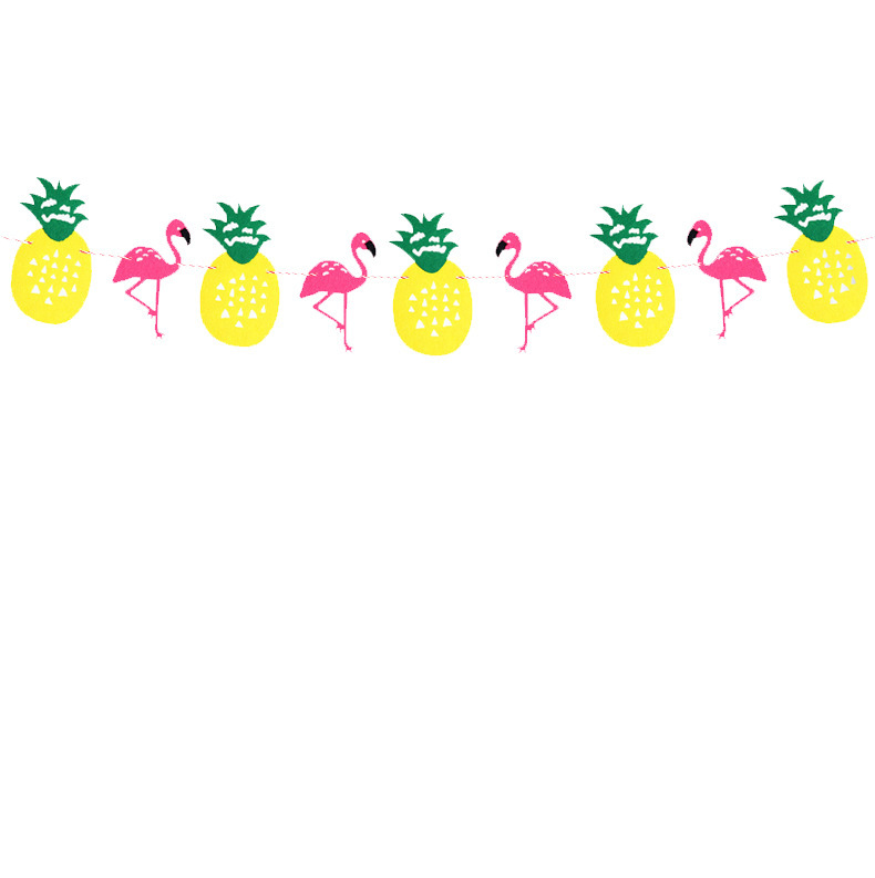 (129-tlg. Set) Sommer Party Dekoration Tischrock / Papier Strohhalme / Girlande / Fruchtspiesse / Pompon's / Cocktail Schirmchen - Tropical Hawaii