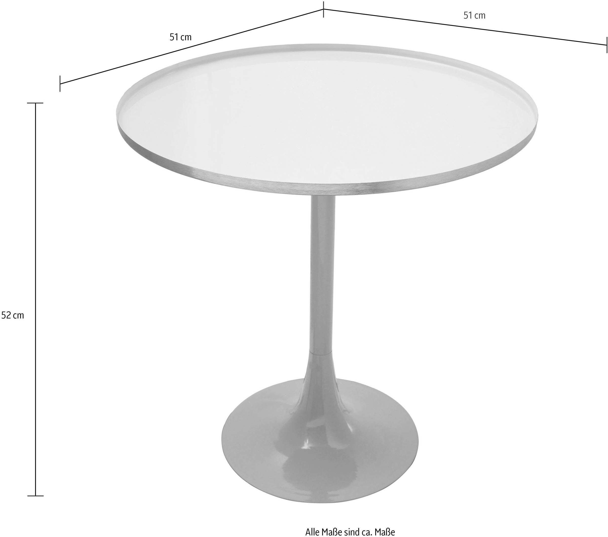Kayoom Beistelltisch »Art Deco 925, Abstelltisch aus Metall,funktional und stabil« 1 Stk. tlg. Dekorativ, glanzvolle Lackierung, stilvolles Design