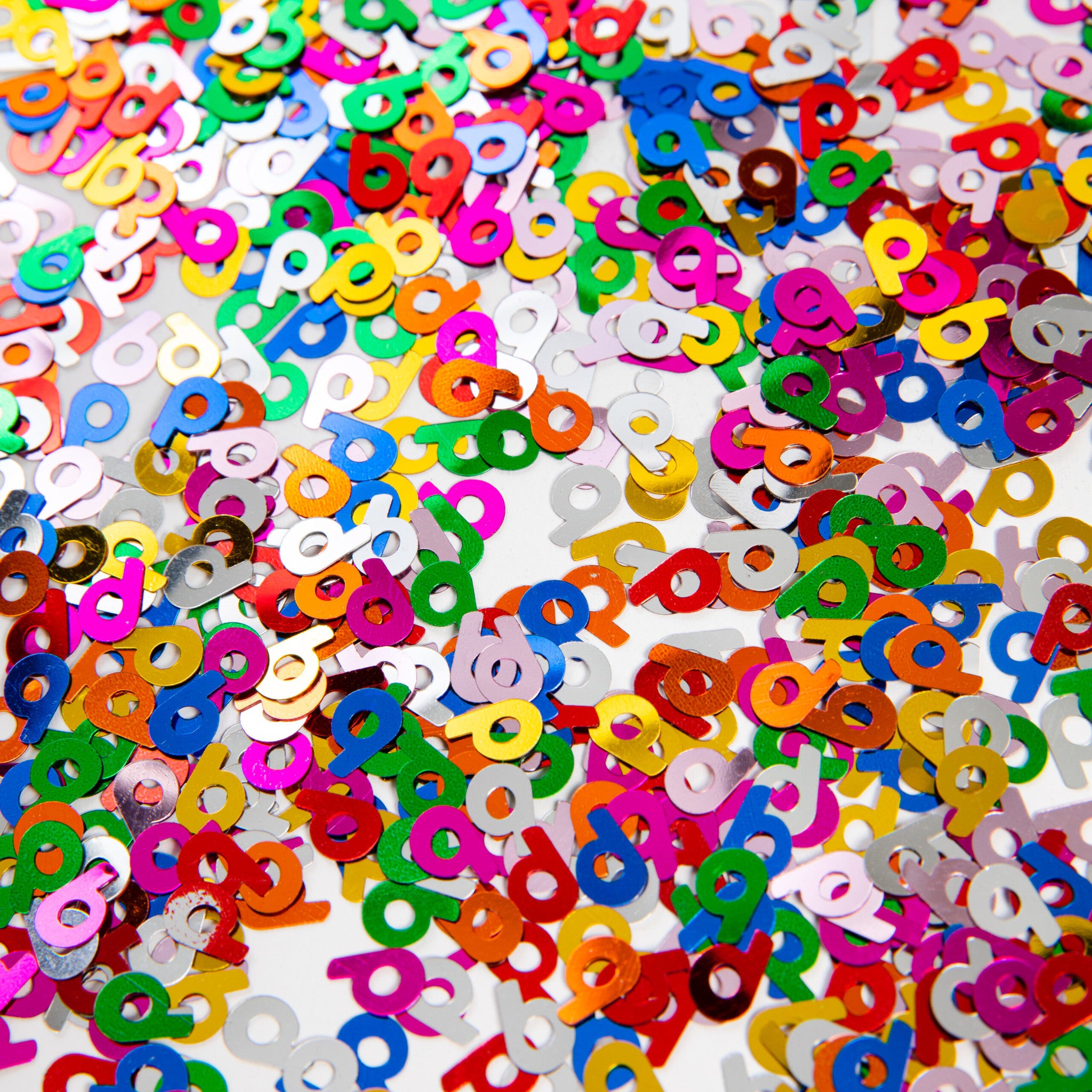 Tafelconfetti 9 Jaar Gekleurd