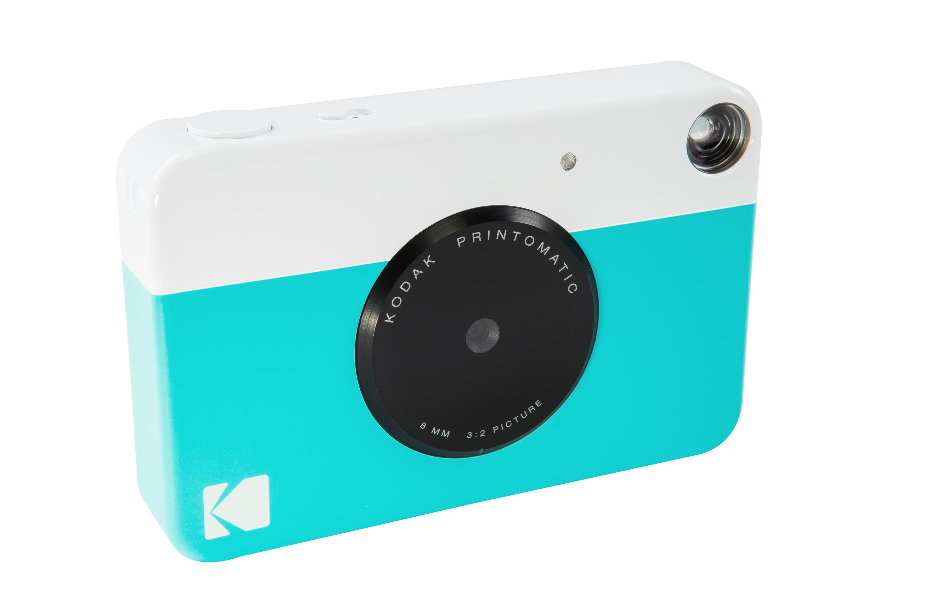 Fotokamera Printomatic Blau<br>Aufnahme und Abzug im Handumdrehen