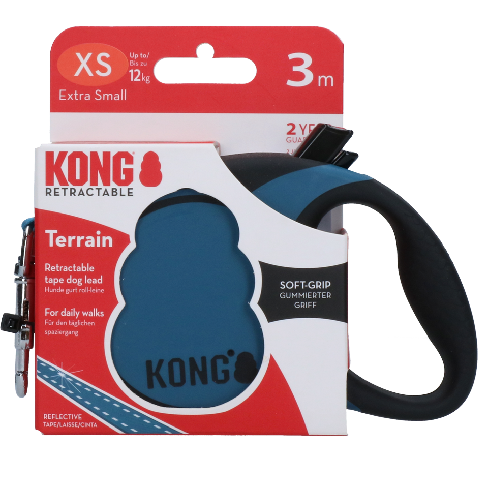 Kong - Flex line Terrain Blue XS (3m/12kg) - KONGTRNXSBL