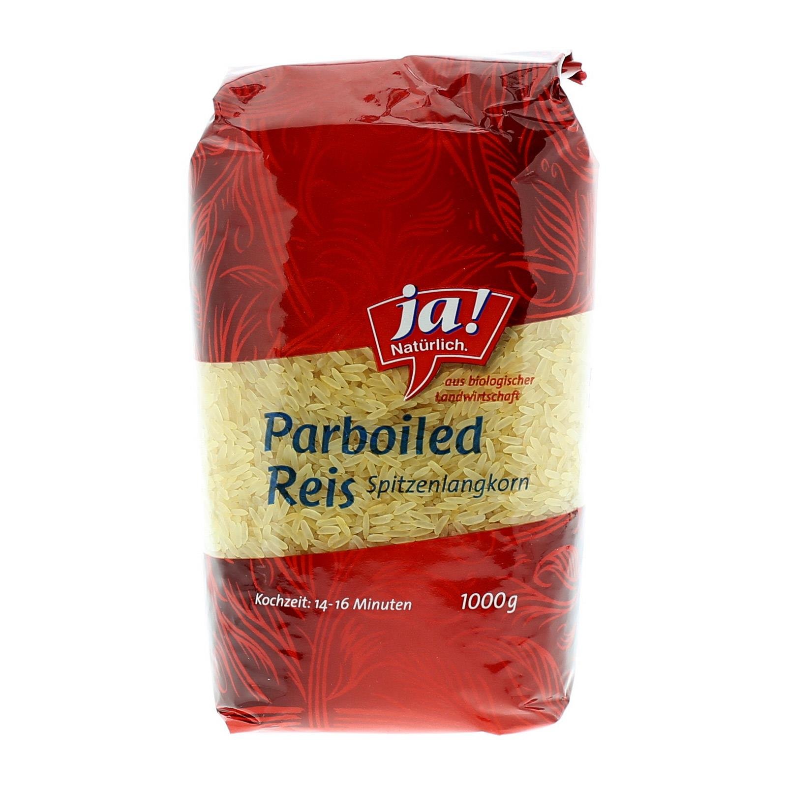 Ja! Natürlich Parboiled Reis Weiß