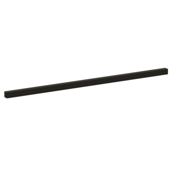 Tuinpaal vierkant grenen antraciet ca. 8,8 x 8,8 cm, lengte ca. 270 cm