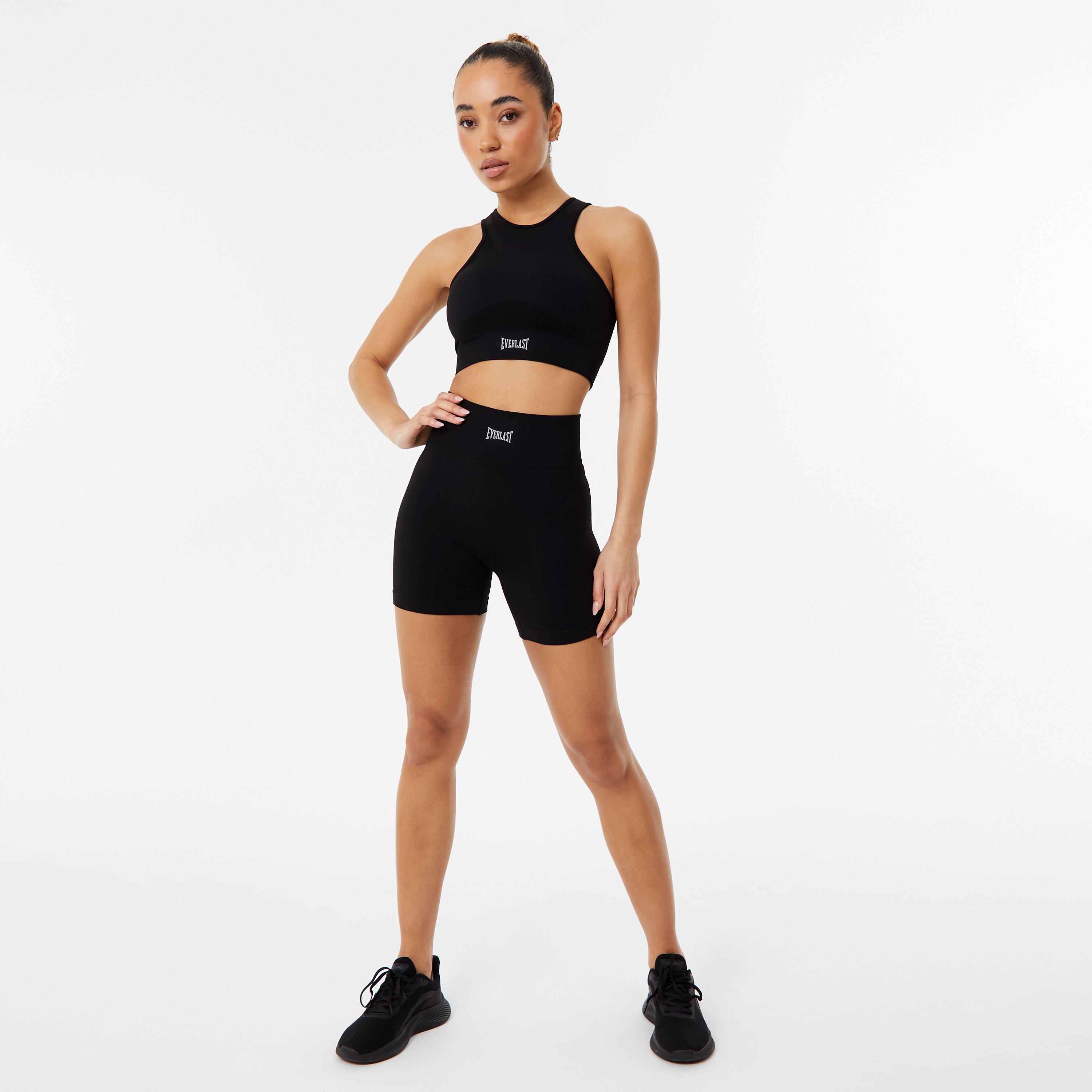 Everlast Seamless High Neck Sports Bra Womens