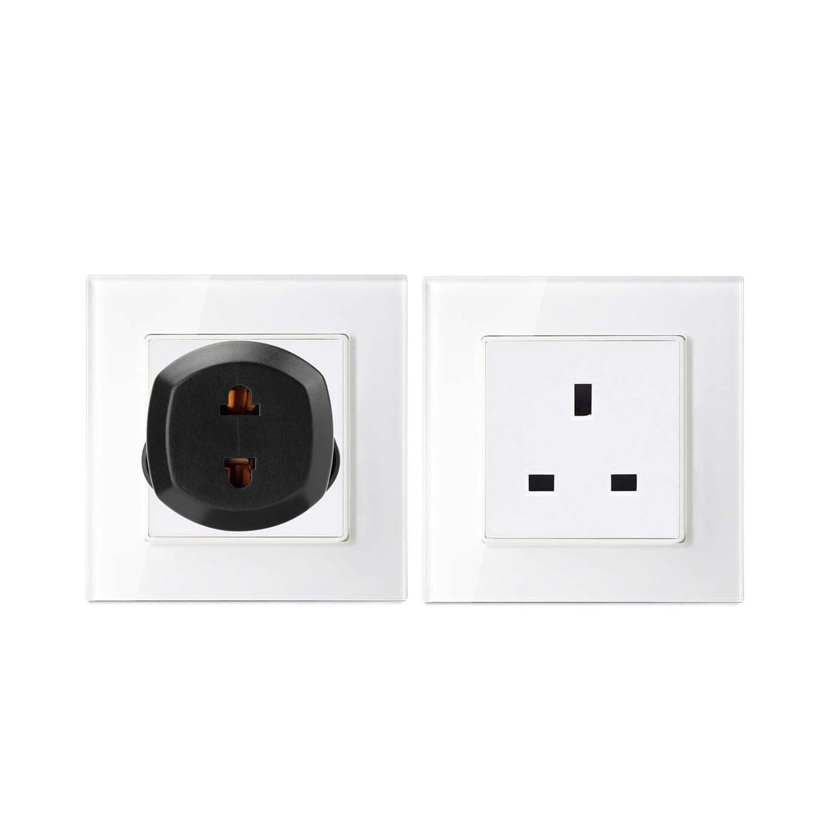 4x Socket Adapter Travel Converter (uk type g til usa)