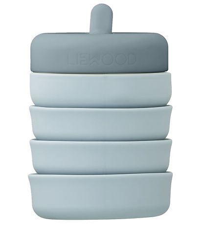 Liewood Faltbar Trinkflasche - Wilson - 500 ml - Sea Blue/Whale