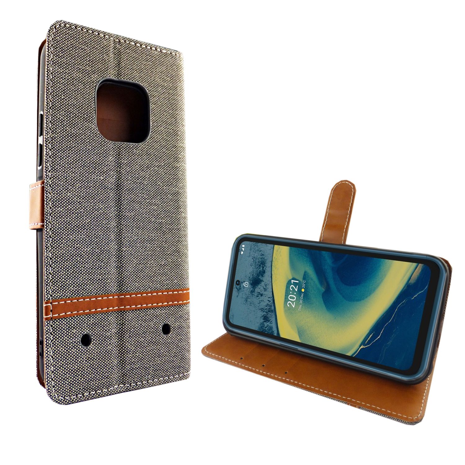 Handyhülle für Nokia XR20 Case Cover Schutztasche Schutzhülle Bookstyle Tasche