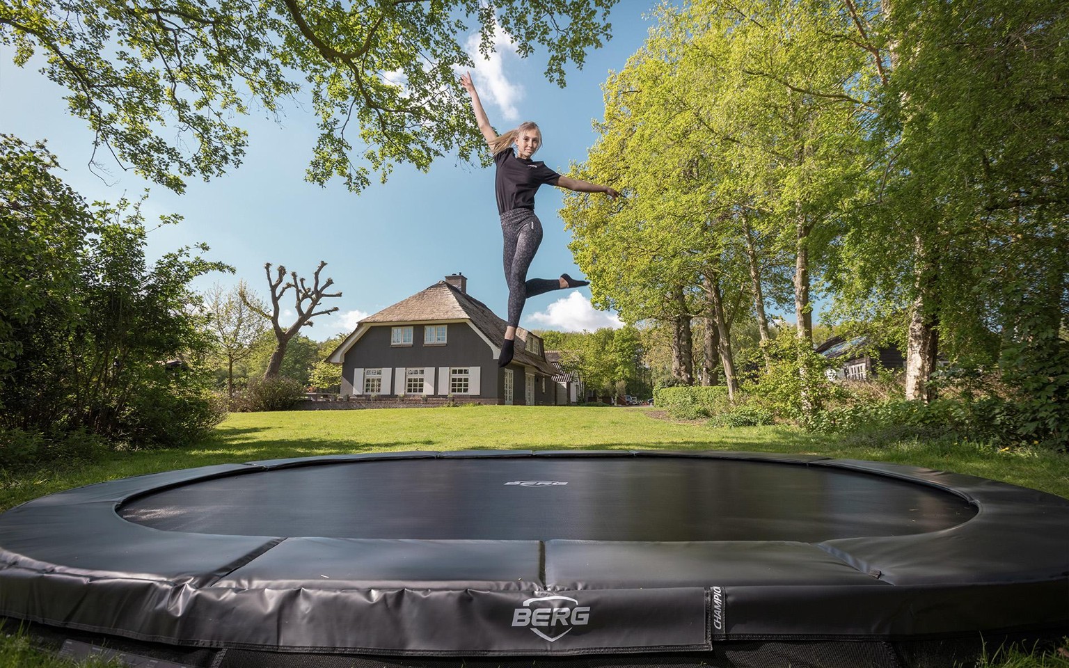 BERG - InGround Grand Champion 470 Trampolin (Sport) - Grå