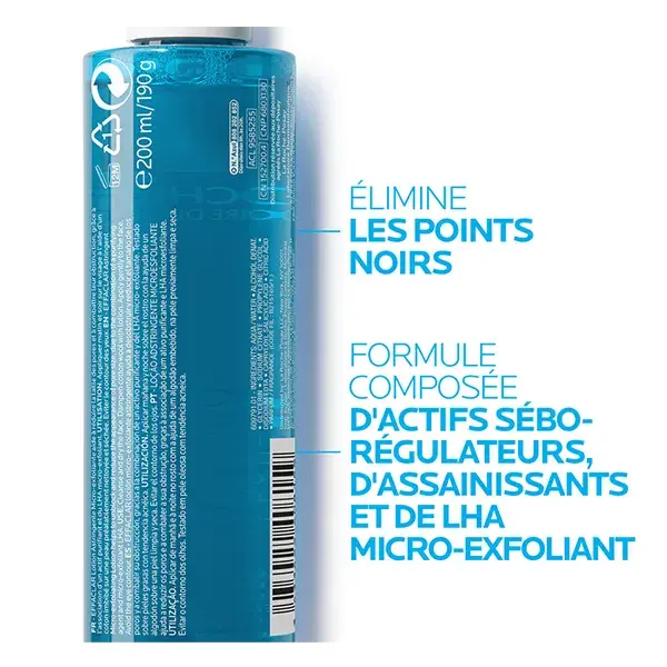 Loção adstringente anti-cravos La Roche-Posay Effaclar 200ml
