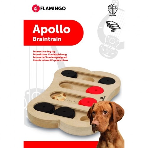 Brinquedo inteligente para cães em formato de flamingo