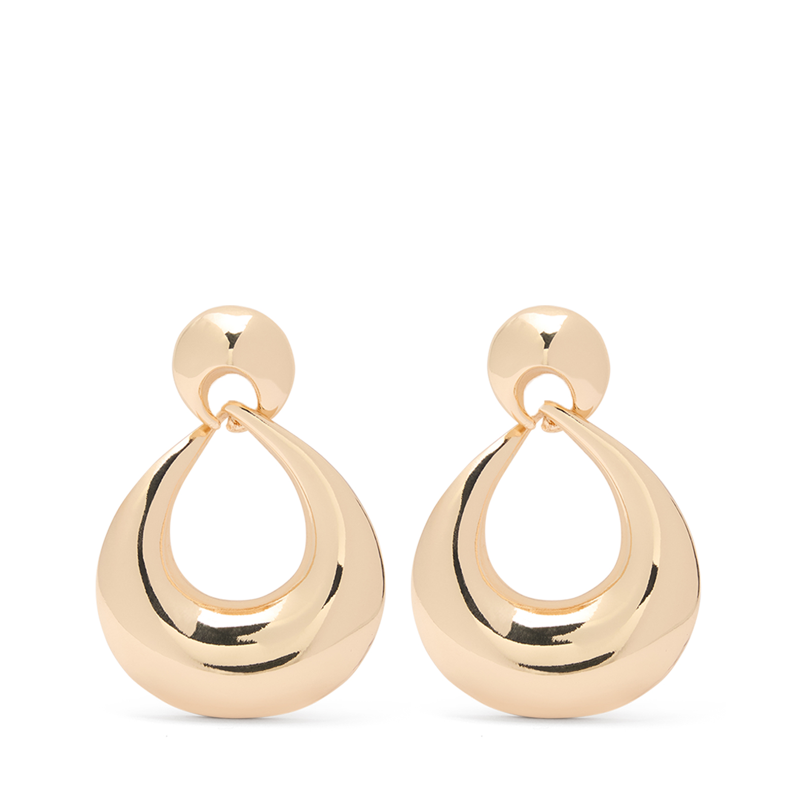 Gouden statement oorbellen