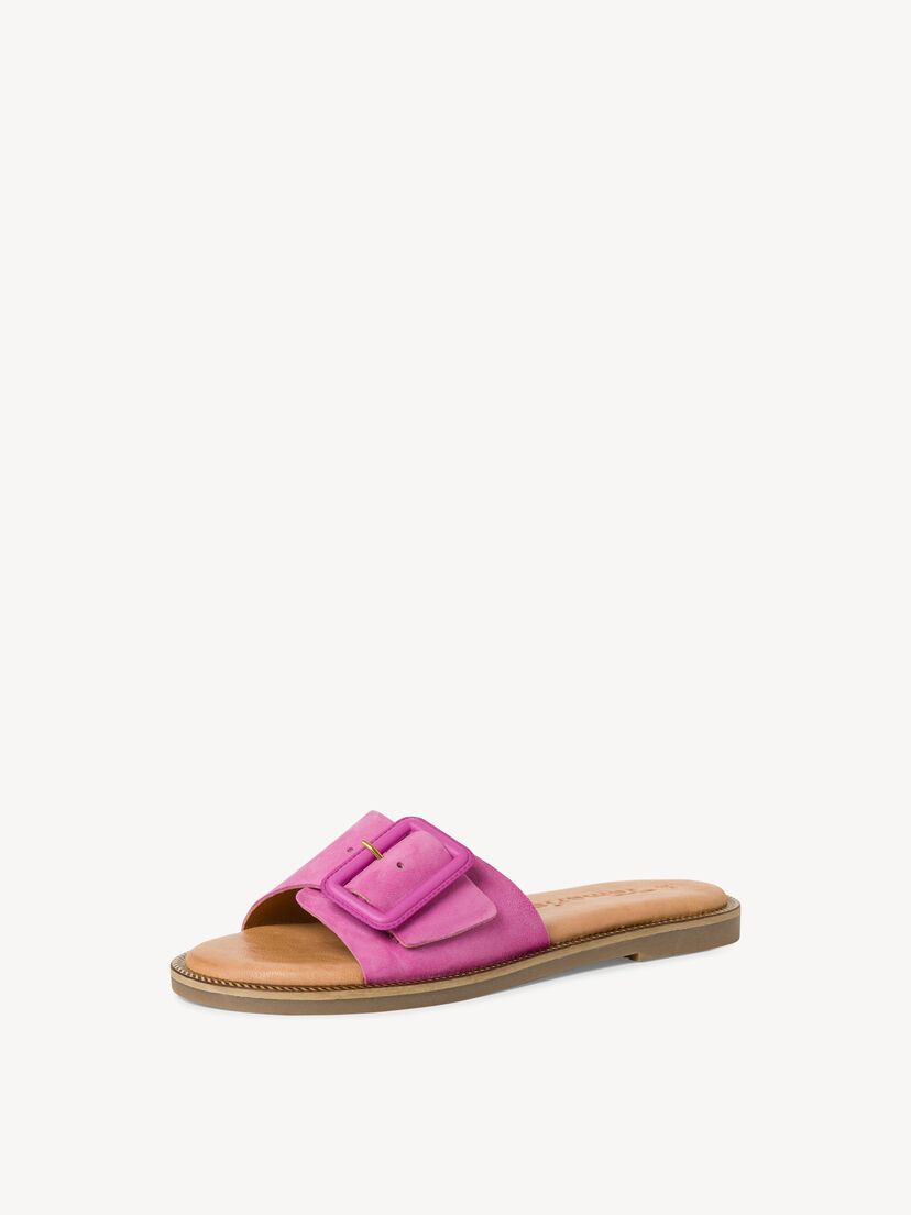 Leren Slipper - pink