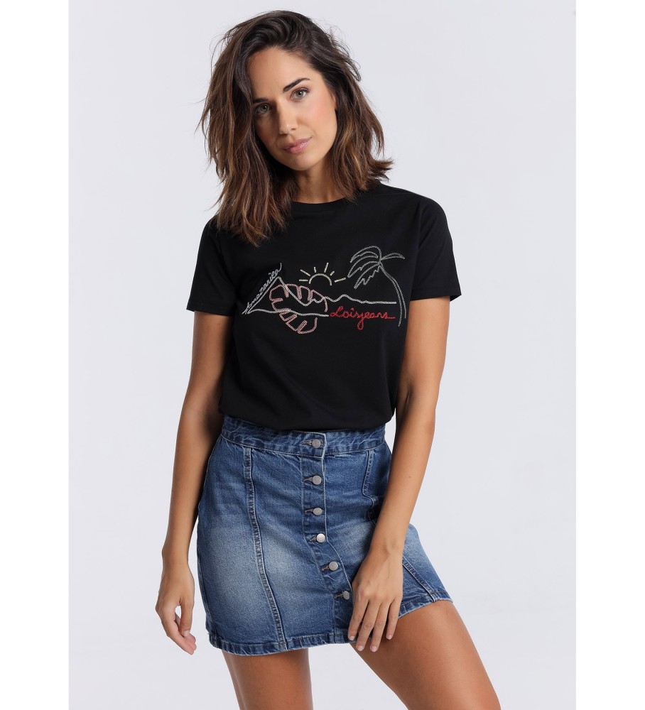 Saia jeans azul Lois