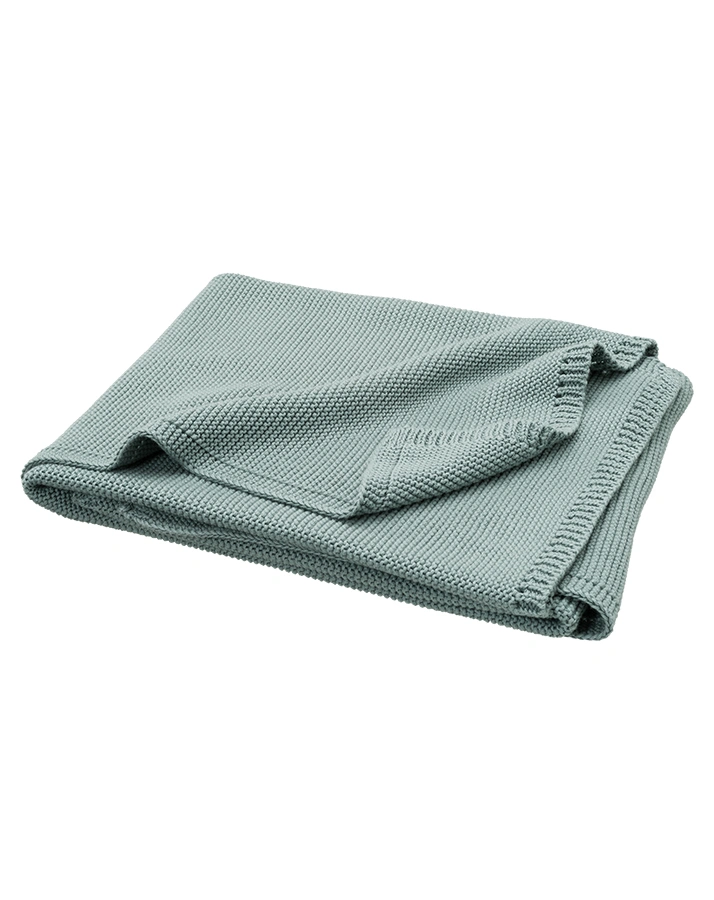 Kuscheldecke KNIT (80x100) in grün