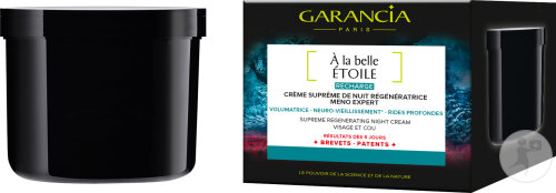 Garancia À La Belle Étoile Crème Suprême Nuit Régénératrice Meno Expert Visage Et Cou Recharge 40ml