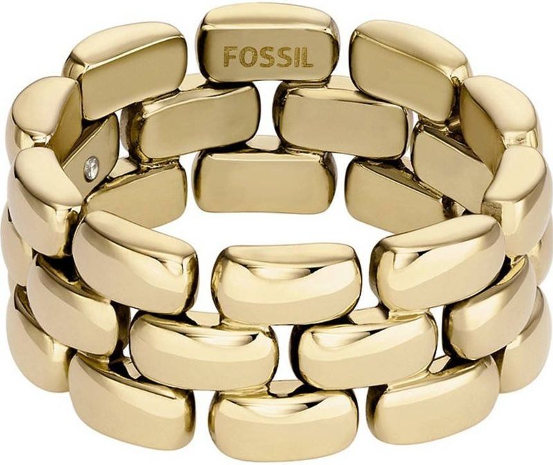 Fossil - Arden - Dames Ring - Goudkleurig - RVS