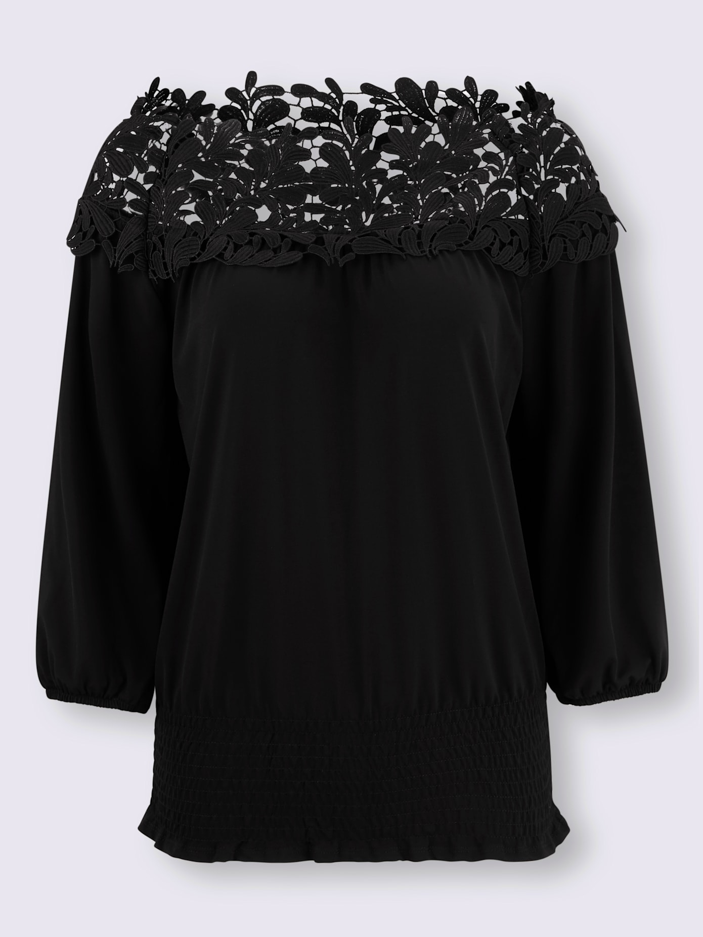 T-shirt en dentelle élasthanne