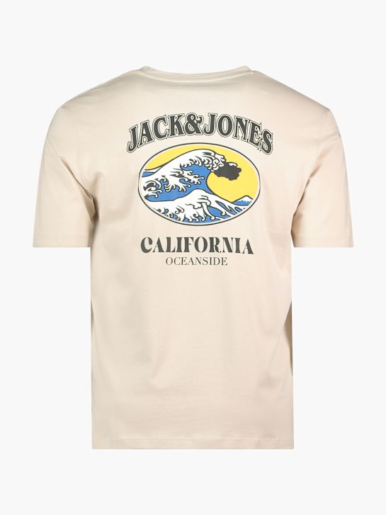 JACK & JONES T-Shirt beige