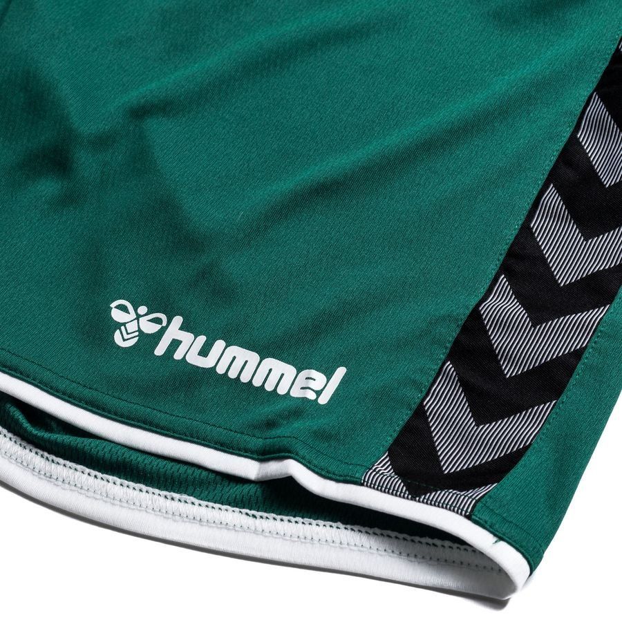 Hummel Short Authentic Poly - Vert/Blanc