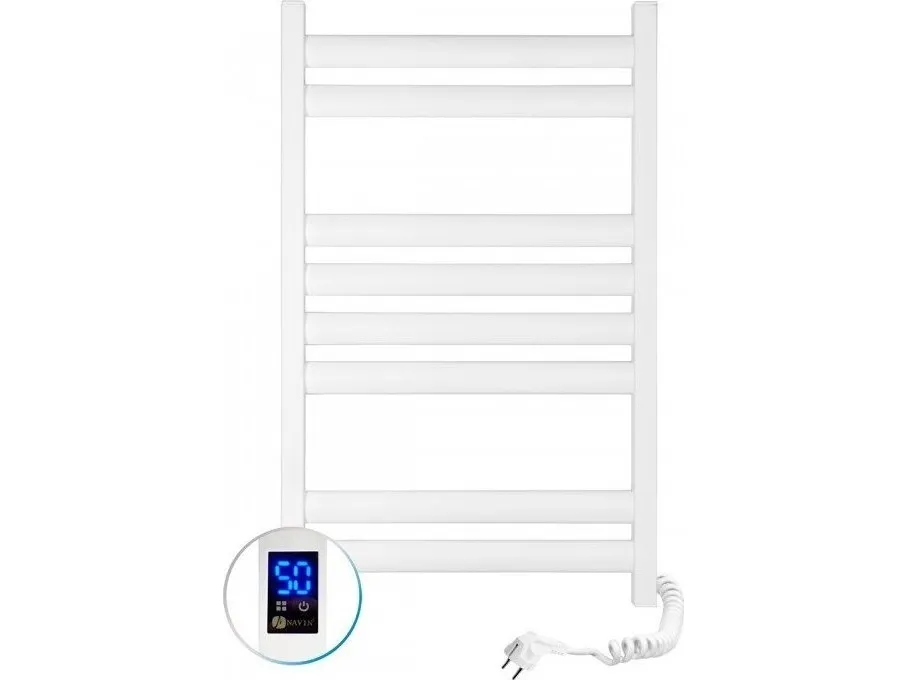 Grzejnik łazienkowy Navin Electric towel dryer Ellipse 500*800 Sensor right white 12-845053-5080