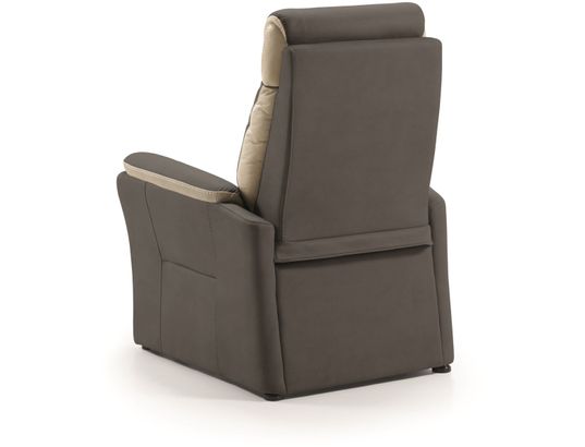 CONCEPT1 - Canapé tissu Paris gris 2 places électrique + fauteuil elect
